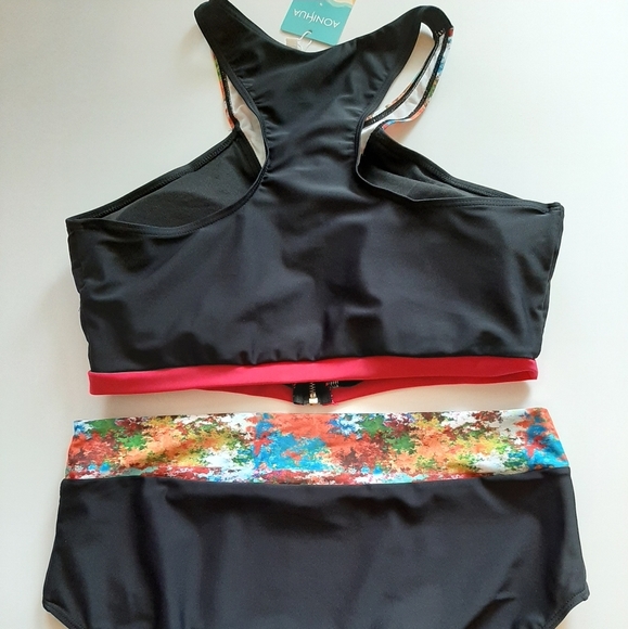 Colorful Patterned Women's Bikini Set - Picture 6 of 7